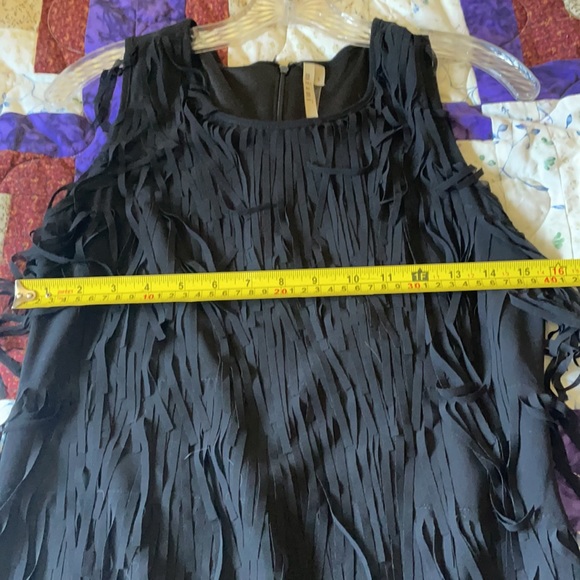 Black party fringe dress - Picture 4 of 5